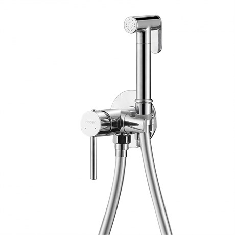 Гигиенический душ со смесителем Abber Wasser Kreis AF8125 Хром AF8125 - фото 78529