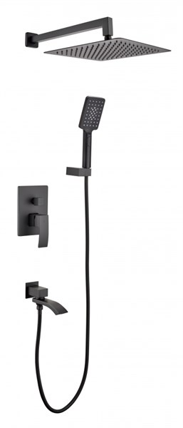 Душевая система Grocenberg GB5007 Черный матовый GB5007BL - фото 82004