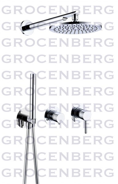 Душевой комплект Grocenberg GB5090CR Хром GB5090CR - фото 82159