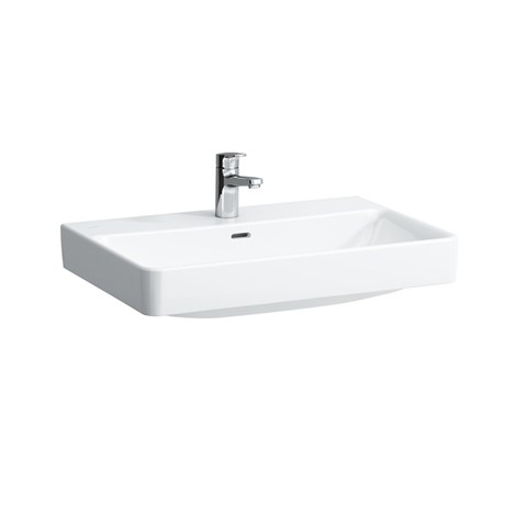 Laufen Pro S Раковина 70х46.5х9.5см., подвесная, 1 отв., с переливом, цвет: белый 8.1096.7.000.104.1 - фото 82773