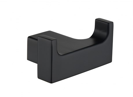 Крючок двойной Grocenberg AC0018 (Черный матовый) AC0018BL - фото 82992