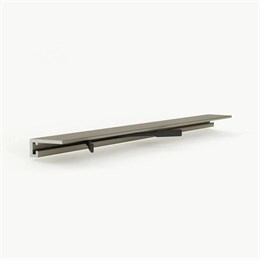 Микроплинтус LACONISTIQ Micro 11 mini Шампань анодированный (11х5х2000мм) 5 зажимов в комплекте 11-16-200