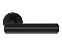 PANATHENAICOS R5 NERO Ручки на круглой розетке, толщиной - 7 мм (комплект) Цвет чёрный PANATHENAICOS R5 NERO