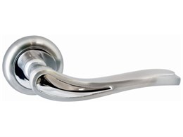 PAL-07  SN/CP Ручка дверная, матовый никель PAL-07  SN/CP