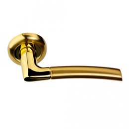 PAL-06 SG/GP Ручка дверная, матовое золото PAL-06 SG/GP