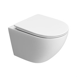 Унитаз подвесной безободковый с сиденьем и смывом TORNADO BelBagno UNO-TOR BB5177CH-TOR/SC BB5177CH-TOR/SC