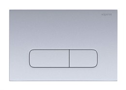 Клавиша смыва Aquatek Pneumo S PNS-0000008, пневматическая, хром матовый PNS-0000008
