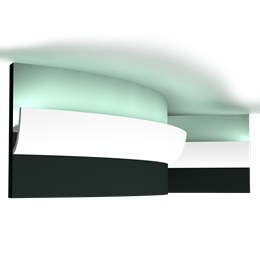 Профиль для скрытого освещения гибкий C373F (2000х80х50) C373F