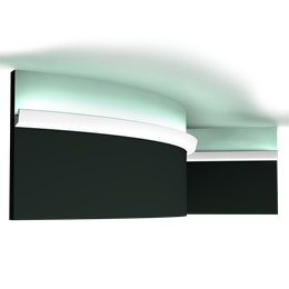 Профиль для скрытого освещения гибкий CX189F (2000х27х27) CX189F