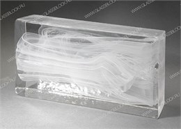 Стеклянный кирпич CLOUD&SOUL WHITE (240х117х53) GLASS_BRICK_WHITE