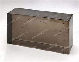 Стеклянный кирпич BUBBLE BLACK (240х117х53) ARTIKO_BLACK_FIZZ