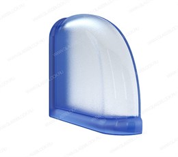 Стеклоблок mini Синий mezzo angolare curvo (146х146х80) mezzo_angolare_curvo