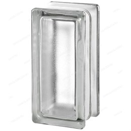 Стеклоблок половинка бесцветный Арктик (190х90х80) pol_3