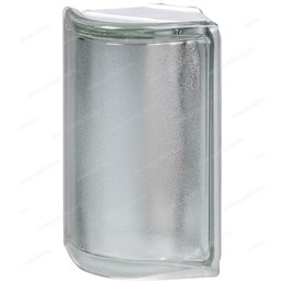 Стеклоблок угловой бесцветный Арктик (190х152х80) ugl_2