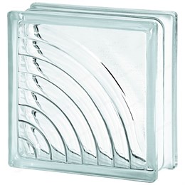 Стеклоблок стандартный бесцветный Мидарк (190х190х80) Midarc_clear