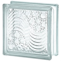 Стеклоблок стандартный бесцветный Морской (190х190х80) Marina_clear