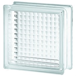 Стеклоблок стандартный бесцветный Сетка (190х190х80) Cross_small_clear