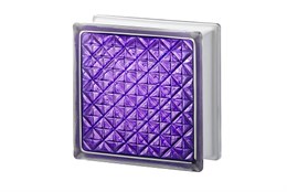 Стеклоблок Империал АКТИС аметист (197х197х80) AKT_197197_16