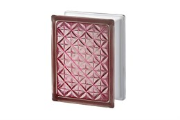 Стеклоблок Империал АКТИС розовый (197х146х80) AKT_197146_5