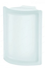 Стеклоблок угловой бесцветный матовый Гладкий Neutro ANGOLARE T SAT (190х152х80) Neutro_ANGOLARE_T_SAT