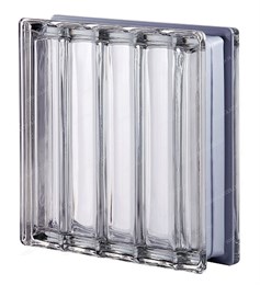 Стеклоблок нестандартный бесцветный Гинза Dorico Met (190х190х80) Dorico_Met