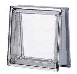 Стеклоблок нестандартный бесцветный Гинза Trapezoidale Met (300х300х170) Trapezoidale_Met