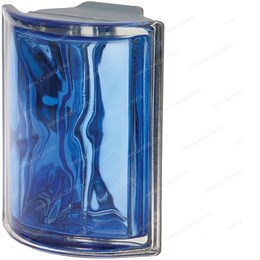 Стеклоблок угловой металлизированный (зеркальный) Гладкий Cobalto Ang O Met (190х152х80) Cobalto_Ang_O_Met