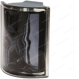 Стеклоблок угловой металлизированный (зеркальный) Гладкий Ardesia Ang O Met (190х152х80) Ardesia_Ang_O_Met