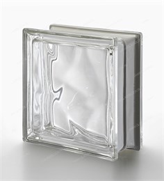 Стеклоблок стандартный металлизированный (зеркальный) Гладкий Neutro Q19 O MET (190х190х80) Neutro_Q19_O_MET