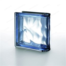 Стеклоблок торцевой металлизированный (зеркальный) Гладкий Blu Ter Lineare O Met (190х190х80) Blu_Ter_Lineare_O_Met