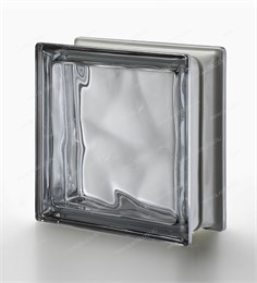 Стеклоблок стандартный металлизированный (зеркальный) Гладкий Nordica Q19 O MET(190х190х80) Nordica_Q19_O_MET
