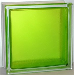 Стеклоблок стандартный окрашенный внутри Арктика тархун (190х190х80) arc_vn_8