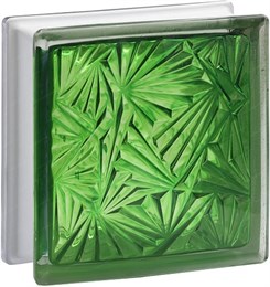 Стеклоблок стандартный окрашенный внутри Мороз изумруд (190х190х80) moroz_vn_12