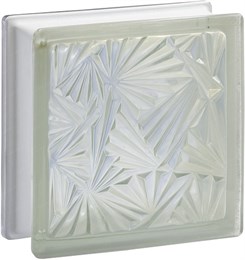Стеклоблок стандартный окрашенный внутри Мороз жемчуг (190х190х80) moroz_vn_13