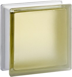 Стеклоблок стандартный окрашенный внутри Самба коричневый (190х190х80) samba_vn_11