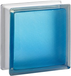 Стеклоблок стандартный окрашенный внутри Самба бирюза (190х190х80) samba_vn_15