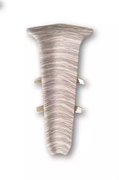 Внутренний угол для плинтуса 55мм 