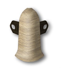 Наружный угол с крепежом 55мм 