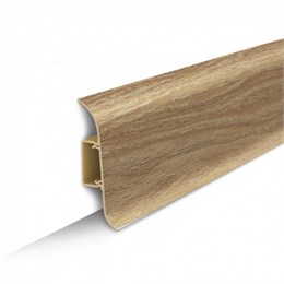 Плинтус напольный с центральной планкой 70мм 2,2м 