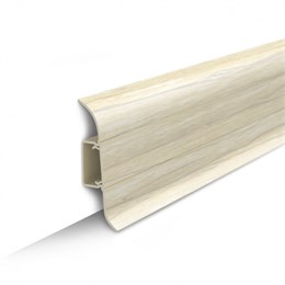 Плинтус напольный с центральной планкой 70мм 2,2м 