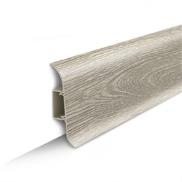 Плинтус напольный с центральной планкой 70мм 2,2м 