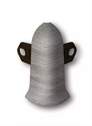 Наружный угол (внешний) с крепежом для плинтуса 70мм 