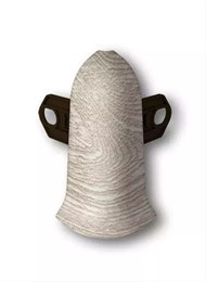 Наружный угол (внешний) с крепежом для плинтуса 70мм 