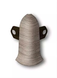 Наружный угол (внешний) с крепежом для плинтуса 70мм 