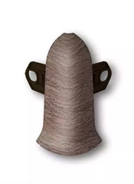 Наружный угол (внешний) с крепежом для плинтуса 85мм 