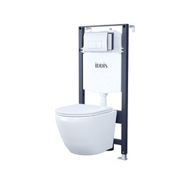 Комплект инсталляции 3 в 1  клавиша смыва, IDDIS, BASB010i73 BASB010i73