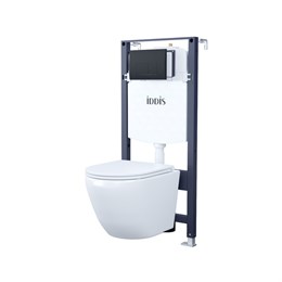 Комплект инсталляции 3 в 1  клавиша смыва, IDDIS, BASB020i73 BASB020i73