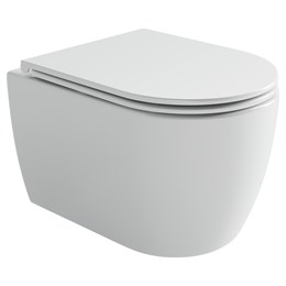 Унитаз подвесной Noe CN4011T торнадо 3.0 с сиденьем микролифт белый 360 мм х 520 мм х 360 мм CN4011T