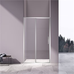 Душевая дверь Vincea Слим 8мм (Slim 8mm) VDP-4SL120CL, хром, стекло прозрачное VDP-4SL120CL