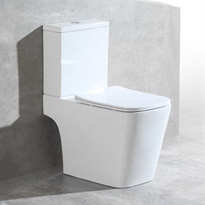 Унитаз-компакт Hope VT2-201, цвет белый, ультратонкое сиденье soft-close, P-trap VT2-201